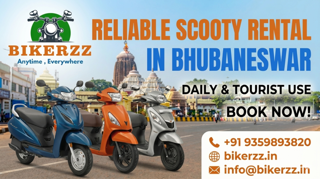 Self-Drive Scooty Rental in Puri | Bikerzz.in