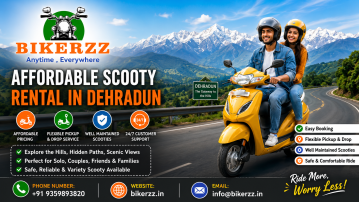 Affordable Scooty Rental in Dehradun for Tourists